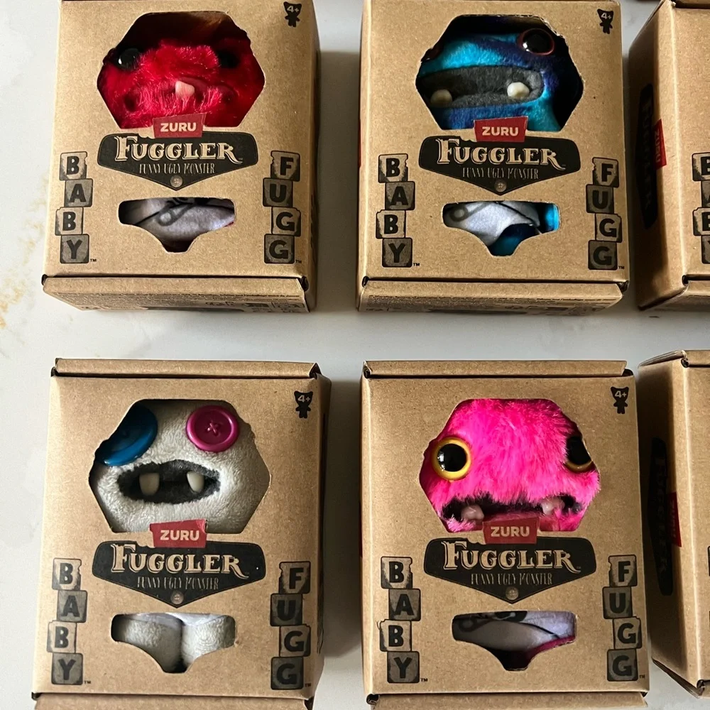 Fuggler Baby Series 3 COMPLETE SET Monster Plush Toy Set of 9 NIB - Picture 3 of 8